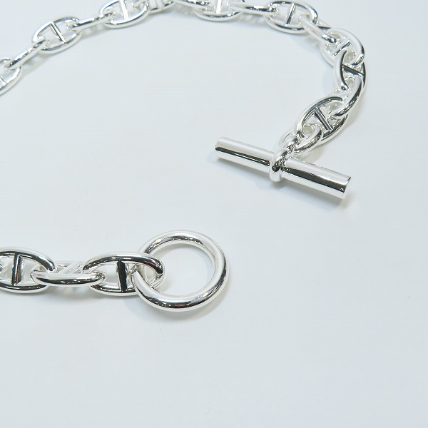 実際に弊社で買取させて頂いたHERMES/エルメス シェーヌダンクルGM 29リンク ネックレス の画像 3枚目