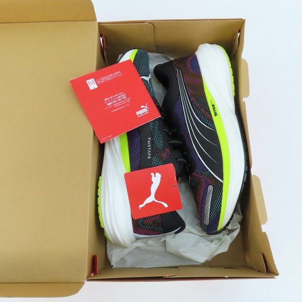 実際に弊社で買取させて頂いた【未使用】PUMA/プーマ VEVIATE NITRO 2/ディヴィエイト ニトロ 2 サイケデリック ラッシュ 380076 01/26.0の画像 7枚目