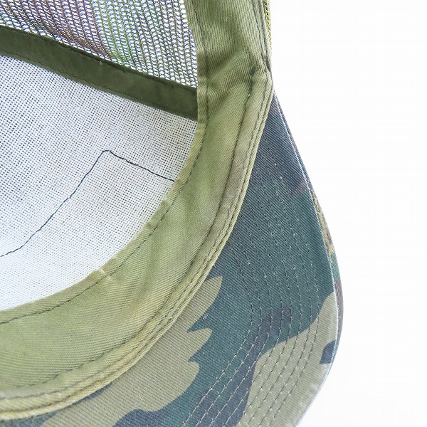 実際に弊社で買取させて頂いたCHROME HEARTS/クロムハーツ TRUCKER CAP/カモフラ/迷彩 CHクロスボタン トラッカー メッシュキャップ/4の画像 6枚目