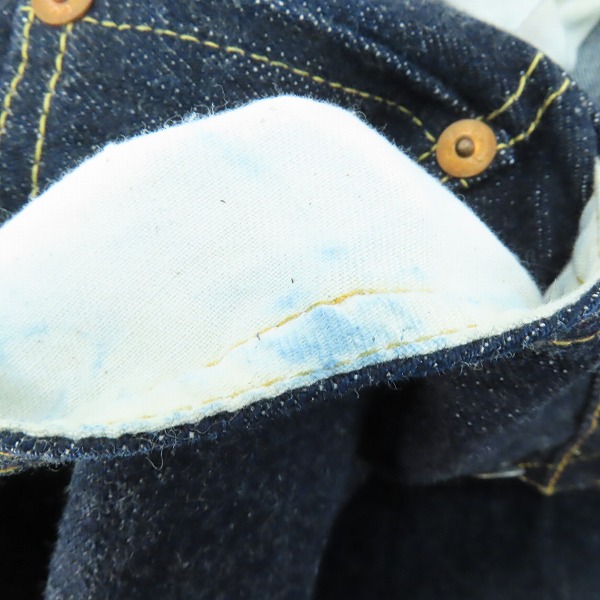 実際に弊社で買取させて頂いたTHE FLAT HEAD/フラットヘッド ボタンフライ デニムパンツ Lot.3005 /W32 L36の画像 5枚目