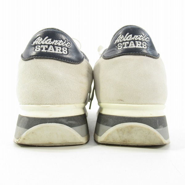 実際に弊社で買取させて頂いたATLANTIC STARS/アトランティックスターズ スニーカー グレー×シルバー/43の画像 1枚目