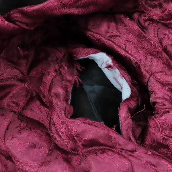 実際に弊社で買取させて頂いたCALEE/キャリー レザー シングル ライダース ジャケット/Mの画像 5枚目