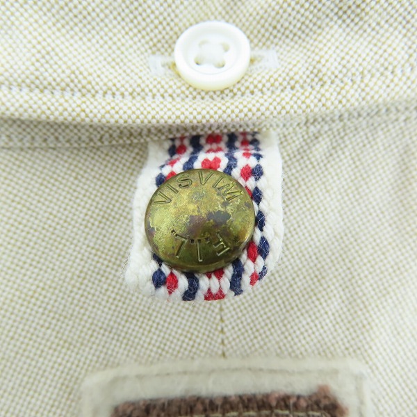 実際に弊社で買取させて頂いたvisvim/ビズビム コットン 長袖シャツ 0113205011011/2の画像 6枚目