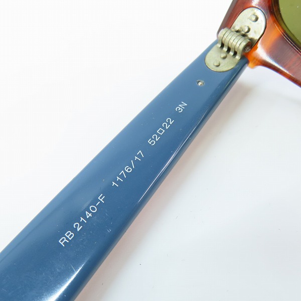 実際に弊社で買取させて頂いたRay-Ban/レイバン WAYFARER/ウェイファーラー サングラス RB2140-F 1176/17の画像 5枚目