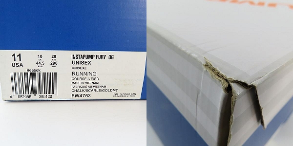 実際に弊社で買取させて頂いたReebok/リーボック INSTA PUMP FURY OG/インスタポンプフューリー CITY PACK TOKYO FW4753/29の画像 9枚目