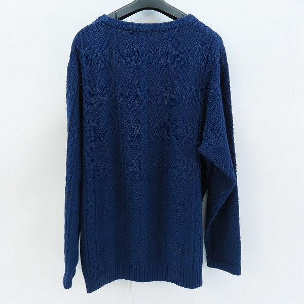 実際に弊社で買取させて頂いたCALEE/キャリー ニット/セーター ネイビー /Lの画像 1枚目
