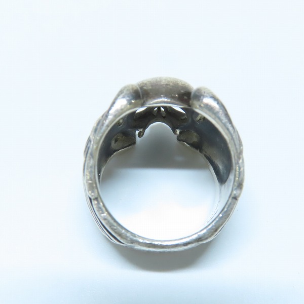 実際に弊社で買取させて頂いたLION HEART/ライオンハート ウイングスカルリング 12.5-15号の画像 5枚目