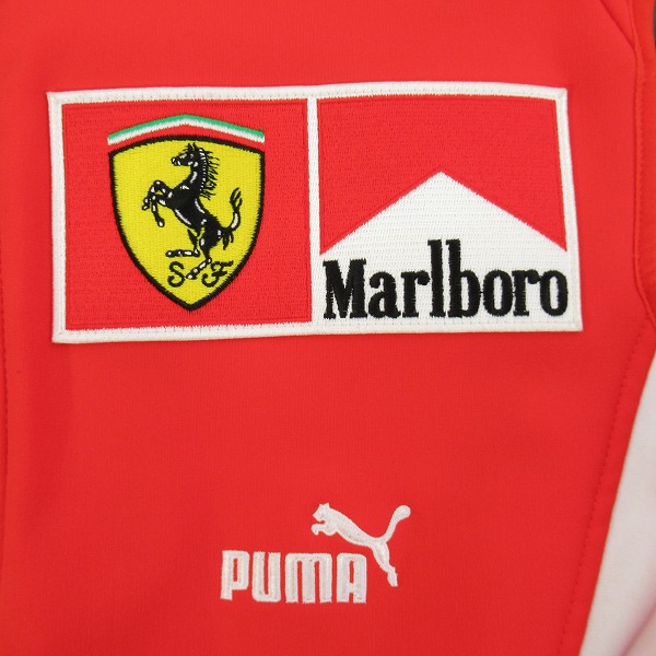 実際に弊社で買取させて頂いたPUMA×FERRARI/プーマ×フェラーリ ジップアップ ベスト/Mの画像 6枚目