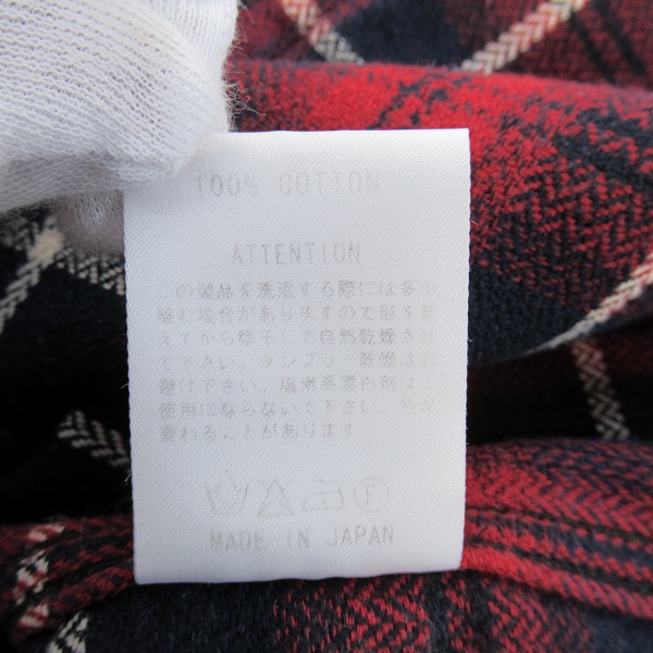 実際に弊社で買取させて頂いたRUDE GALLERY/ルードギャラリー チェック柄 ウエスタンシャツ/3の画像 4枚目