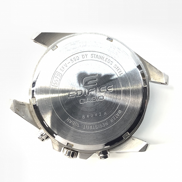 実際に弊社で買取させて頂いた【ケースのみ】CASIO/カシオ エディフィス クロノグラフ 黒文字盤 クォーツ/EFV-550の画像 1枚目