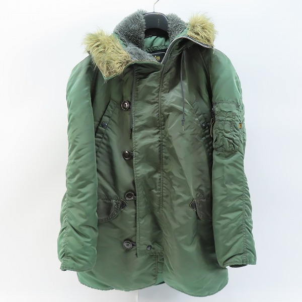 実際に弊社で買取させて頂いたALPHA INDUSTRIES/アルファインダストリーズ USA製 N-3B フライトジャケット/S