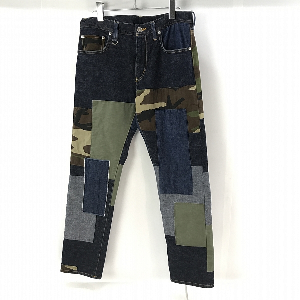 実際に弊社で買取させて頂いたSOPHNET/ソフネット スリムフィット アンクルカット リペア ジーンズ/デニム SOPH-156032 /M