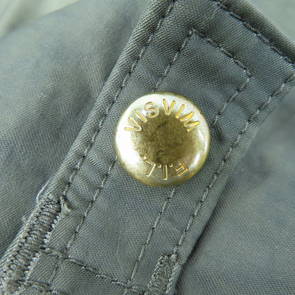 実際に弊社で買取させて頂いたvisvim/ビズビム 15AW 初代 THORSON JKT フライトジャケット 泥染め加工 0115205013027/1の画像 5枚目
