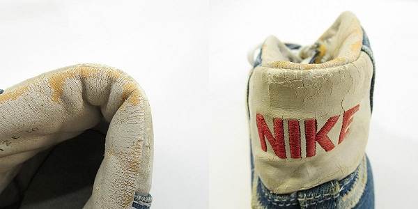 実際に弊社で買取させて頂いた【観賞用】NIKE/ナイキ ヴィンテージ/ビンテージ BLAZER MID/ブレザーミッド デニム地 スニーカー 10の画像 8枚目