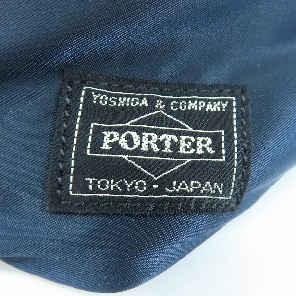 実際に弊社で買取させて頂いたPORTER/ポーター TANKER WAIST BAG L/タンカー ウエストバッグ L アイアンブルー/622-76628の画像 3枚目