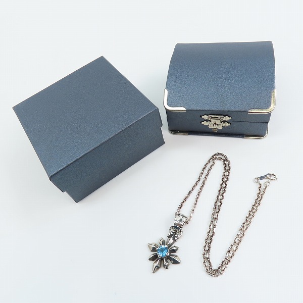 実際に弊社で買取させて頂いたBILL WALL LEATHER/BWL/ビルウォールレザー ミッドスターチャーム ペンダント w/ストーンの画像 9枚目