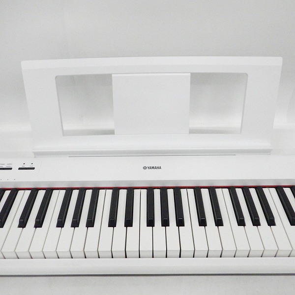 実際に弊社で買取させて頂いた★YAMAHA/ヤマハ piaggero/ピアジェーロ NP-12WH/ホワイト 電子キーボード 2016年製 ACアダプター付【動作確認済】 の画像 2枚目