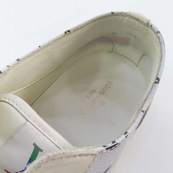 実際に弊社で買取させて頂いたLOUIS VUITTON/ルイヴィトン タトゥーライン モノグラム レザースニーカー LD1200 8の画像 4枚目