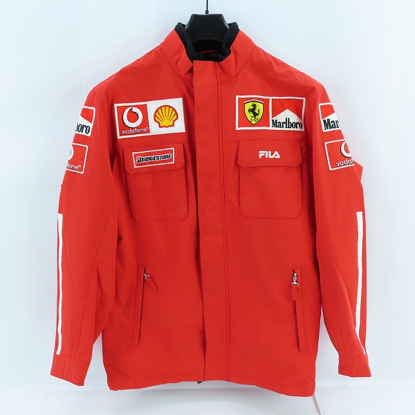 実際に弊社で買取させて頂いたFILA/フィラ Ferrari/フェラーリ Formula1/F1 ジャケット /M