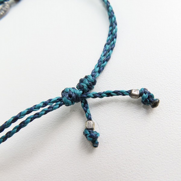 実際に弊社で買取させて頂いた(2)AMP JAPAN/アンプジャパン チェーンモチーフ ブレスレット ブルーの画像 7枚目