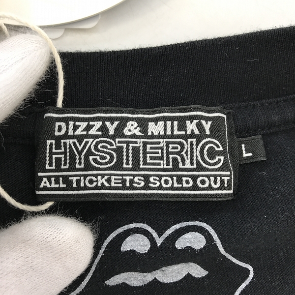 実際に弊社で買取させて頂いた【未使用】HYSTERIC GLAMOUR×THE ROLLING STONES/ヒステリックグラマー×ローリングストーン プリント Tシャツ 02241CT44 /Lの画像 2枚目