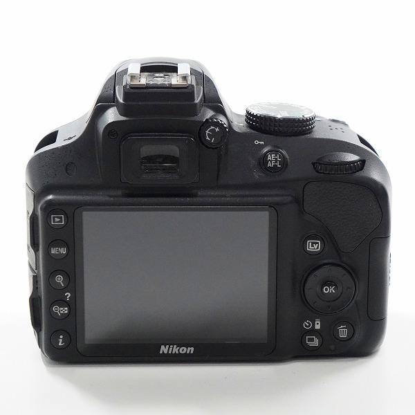 実際に弊社で買取させて頂いたNikon/ニコン D3300/DX AF-S NIKKOR 18-55mm 1:3.5-5.6G VR II デジタル一眼レフカメラ 動作未確認の画像 5枚目
