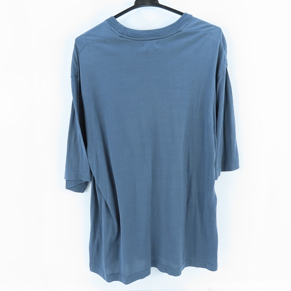 実際に弊社で買取させて頂いたMAATEE&SONS/マーティーアンドサンズ シルク半袖Tシャツ ネイビー系 MT2103-0803B/3の画像 1枚目