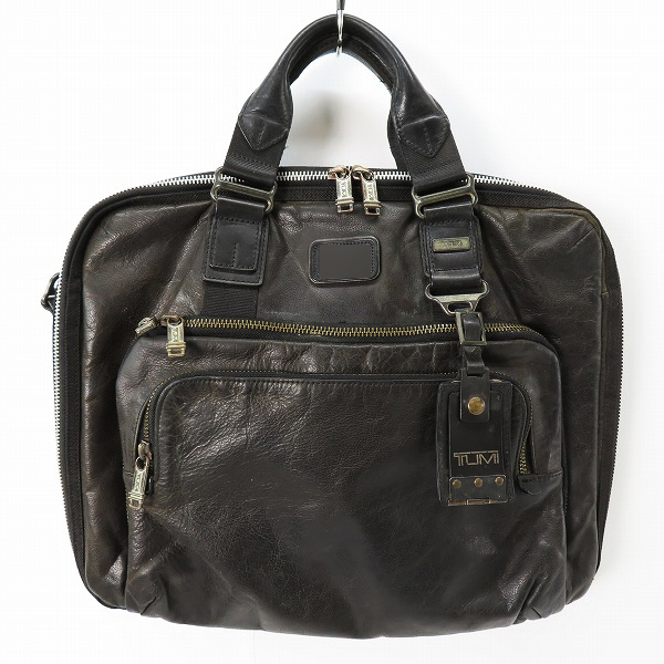 実際に弊社で買取させて頂いたTUMI/トゥミ ALPHA BRAVO/レザーブリーフケース/ビジネスバッグ 92631DH