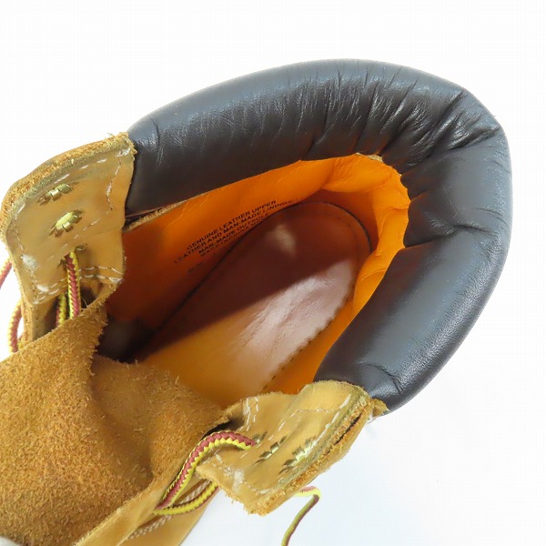 実際に弊社で買取させて頂いたTimberland/ティンバーランド プレミアム 6インチ ウォータープルーフ ブーツ 10061/8Mの画像 4枚目