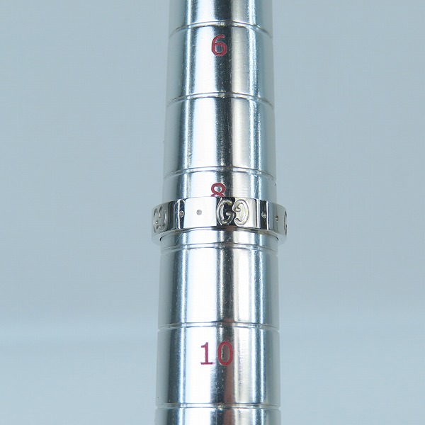 実際に弊社で買取させて頂いたGUCCI/グッチ アイコンリング  GGリング 8.5号 の画像 8枚目