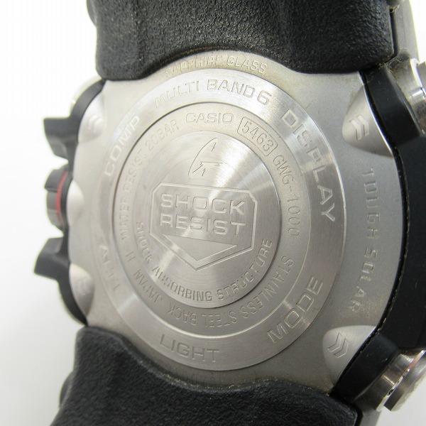 実際に弊社で買取させて頂いたG-SHOCK/Gショック MUDMASTER/マッドマスター タフソーラー GWG-1000-1A3JFの画像 3枚目