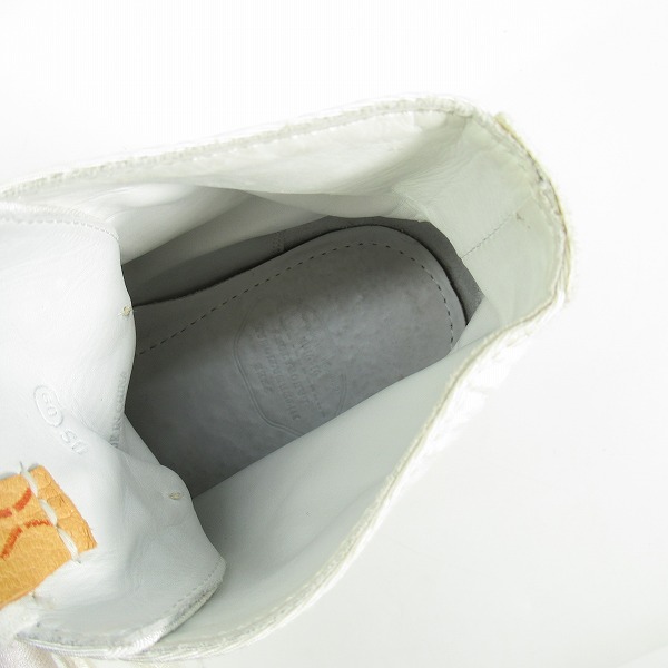 実際に弊社で買取させて頂いたvisvim/ビズビム CUBISM ハイカットスニーカー 刺繍 9の画像 4枚目