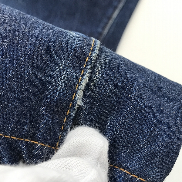 実際に弊社で買取させて頂いたLEVIS/リーバイス 96年製 501XX 刻印555 バレンシア製 復刻 ビッグE デニムパンツ 501-0004 /W31 L36の画像 9枚目