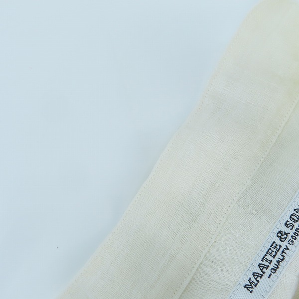 実際に弊社で買取させて頂いたMAATEE＆SONS/マーティーアンドサンズ Pull Over Shirts バンドカラーシャツ MT4103 0611D/2の画像 6枚目