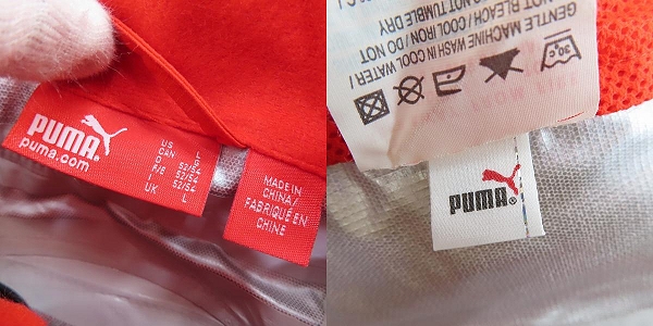 実際に弊社で買取させて頂いたPUMA×FERRARI/プーマ×フェラーリ Marlboro ボーダフォン AMD 袖 パッチ付き ジャケット/Lの画像 2枚目