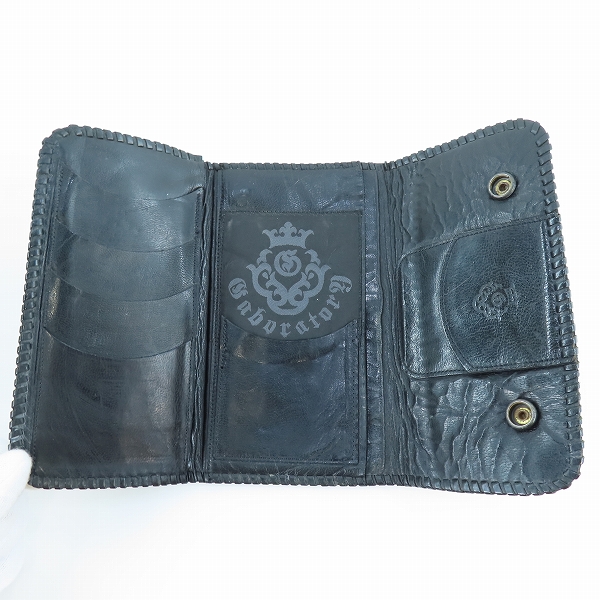 実際に弊社で買取させて頂いた【ギャラ付き】Gabor/Gaboratory/ガボール クラウンボタン Tバー 長財布/ロングウォレットの画像 3枚目