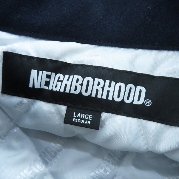 実際に弊社で買取させて頂いたNEIGHBORHOOD/ネイバーフッド ロゴ パッチ 刺繍 ブルゾン/ジップアップジャケット 232SPNH-JKM02/Lの画像 2枚目