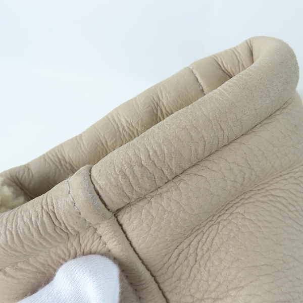 実際に弊社で買取させて頂いた【サンプル】NEIGHBORHOOD/ネイバーフッド 羊革/ムートン レザージャケット/ライダースジャケット 172SZNH-JKM08/Lの画像 7枚目