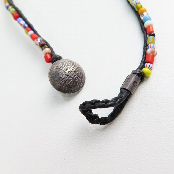 実際に弊社で買取させて頂いたAMP JAPAN/アンプジャパン ビーズ コンチョネックレスの画像 3枚目