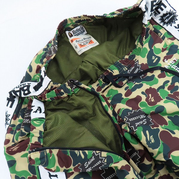実際に弊社で買取させて頂いたA BATHING APE×SAINT MICHAEL/エイプ×セントマイケル HEART CAMO TRACK PANTS/カモフラ/迷彩 パンツ/Mの画像 2枚目