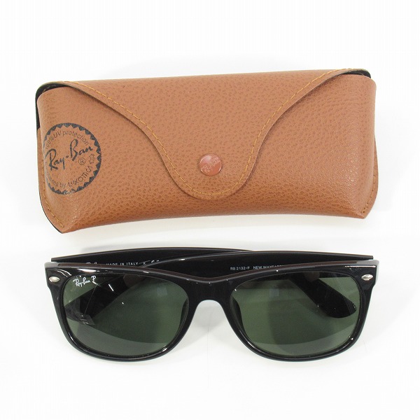 実際に弊社で買取させて頂いたRay-Ban/レイバン NEW WAYFARER/ニューウェイファーラー 偏光 サングラス/アイウェア RB2132-F 901の画像 9枚目