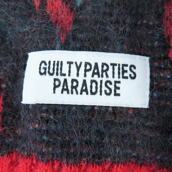 実際に弊社で買取させて頂いたWACKO MARIA/ワコマリア 22AW YULA 百女図 MOHAIR KNIT JACQUARD SWEATER セーター/XLの画像 3枚目