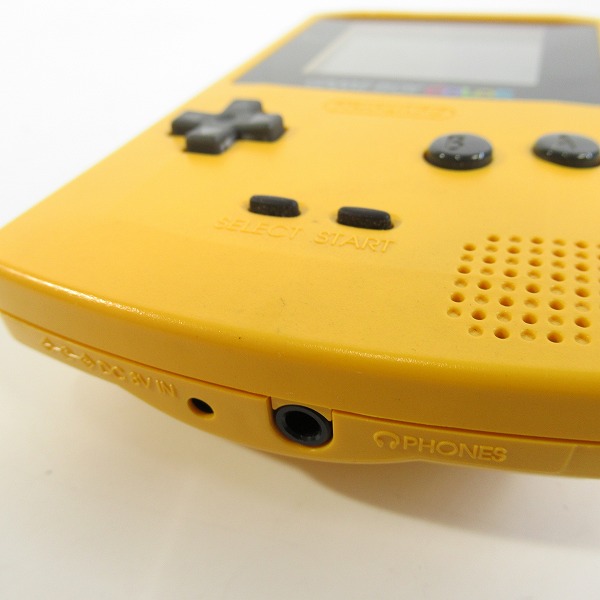 実際に弊社で買取させて頂いたNintendo/任天堂 GAME BOY COLOR/ゲームボーイカラー イエロー CGB-001【簡易動作確認済】の画像 7枚目
