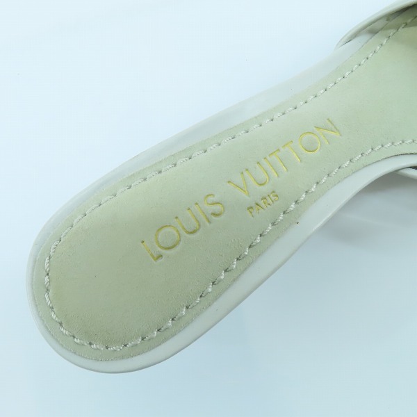 実際に弊社で買取させて頂いたLOUIS VUITTON/ルイヴィトン リボン ヒールサンダル 35.5の画像 4枚目