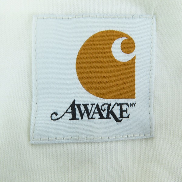 実際に弊社で買取させて頂いたCarhartt WIP×Awake NY/カーハート×アウェイク ニューヨーク ポケットTシャツ/Lの画像 5枚目