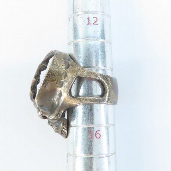 実際に弊社で買取させて頂いたCRAZY PIG/クレイジーピッグ グレイトフル デッド リング 14.5号-15号の画像 8枚目