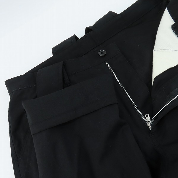 実際に弊社で買取させて頂いたBLACK COMME des GARCONS/ブラックコムデギャルソン サロペット パンツ 1S-P011/AD2016 XL の画像 6枚目
