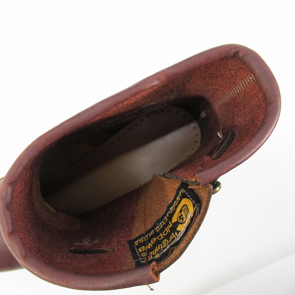 実際に弊社で買取させて頂いたCHIPPEWA/チペワ コードバン 7インチ ショート エンジニアブーツ 91067/9.5Eの画像 4枚目