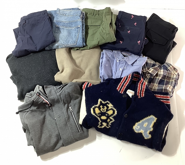 実際に弊社で買取させて頂いた【おまとめ】BEAMS/ビームス ジップアップブルゾン/半袖シャツ/パンツ 等