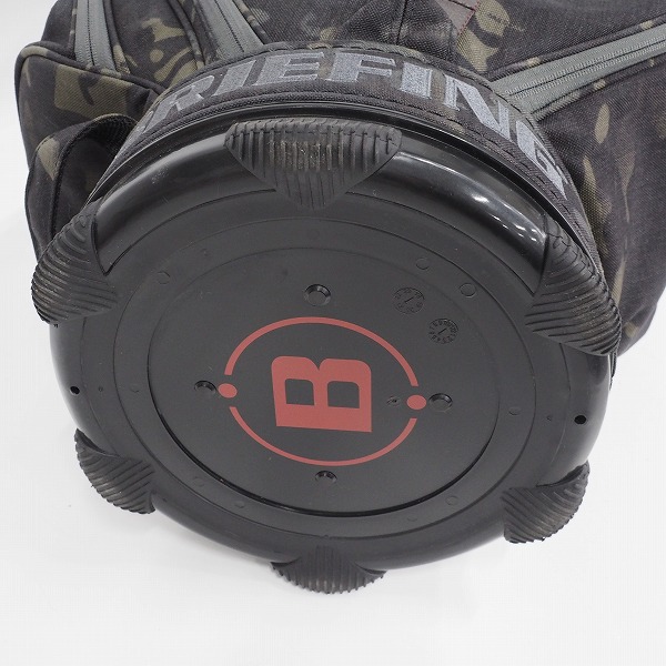 実際に弊社で買取させて頂いたBRIEFING/ブリーフィング CR-5 #02 ゴルフ 9.5型 5分割キャディバッグ マルチカム・ブラック の画像 7枚目